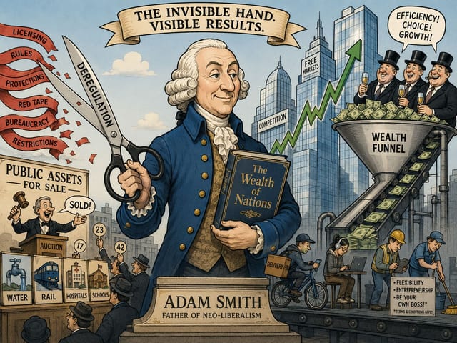 Artwork for How neo-liberalism has twisted liberalism